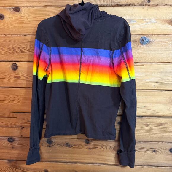Free People FP Movement Final Call Colorblock Hoodie Large - Picture 2 of 4